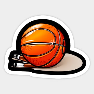 Basketball is a beautiful game Sticker